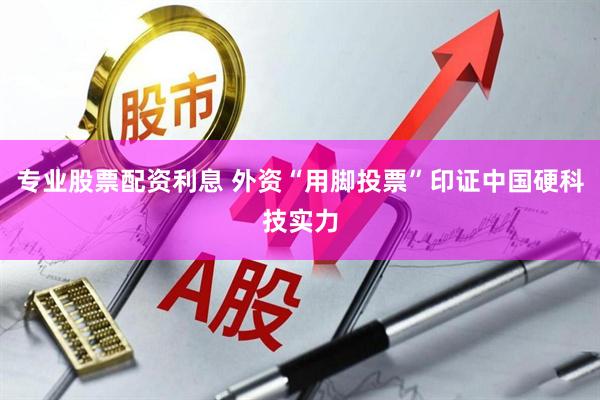 专业股票配资利息 外资“用脚投票”印证中国硬科技实力